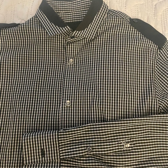 Philipp Plein button down dress shirt. Size M - Picture 3 of 7